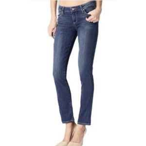 Paige Skyline Ankle Peg Dark Wash‎ Jeans Size 26 Skinny Mid-Rise Denim